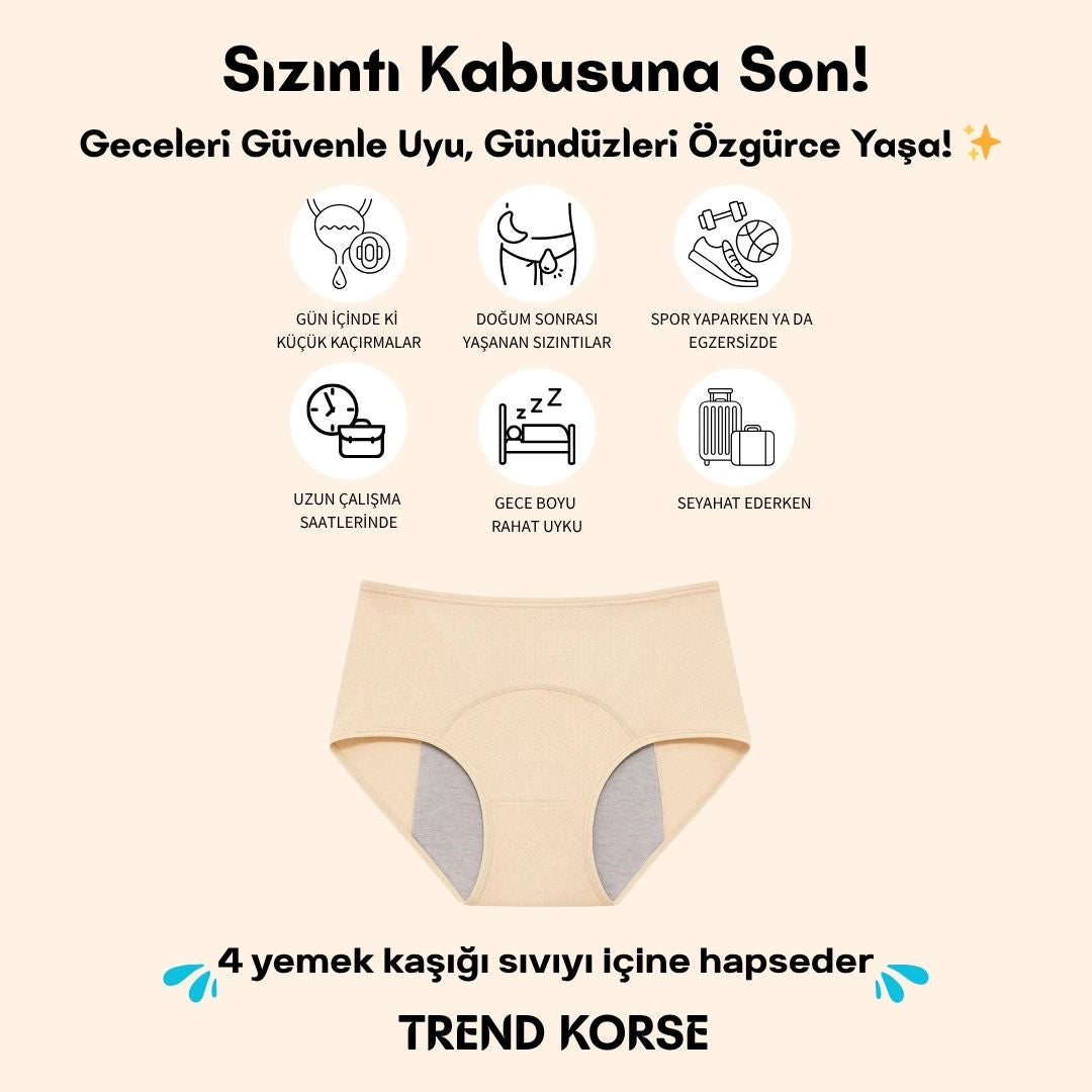 Trend Korse™ Sızdırmaz Külot